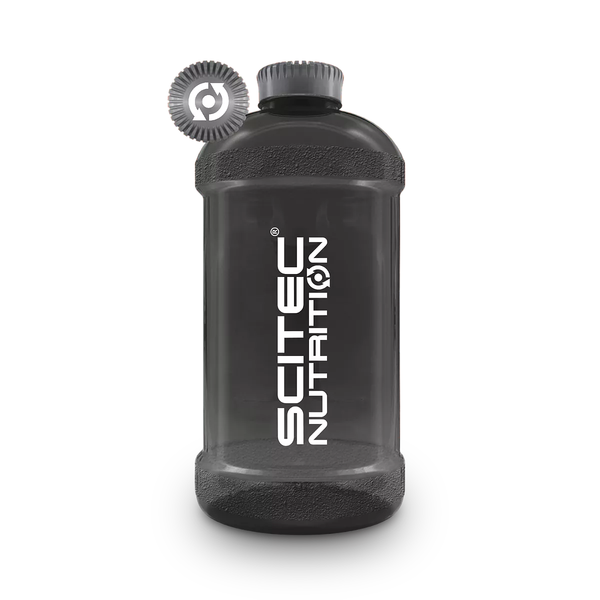 Botella De Agua Color Negro 2,2 Lt.